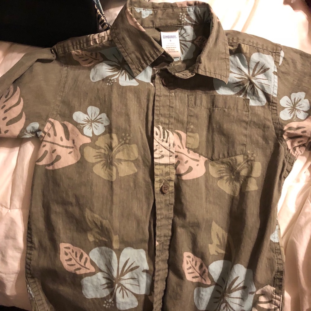 Boys Gymboree Hawaiian shirt
